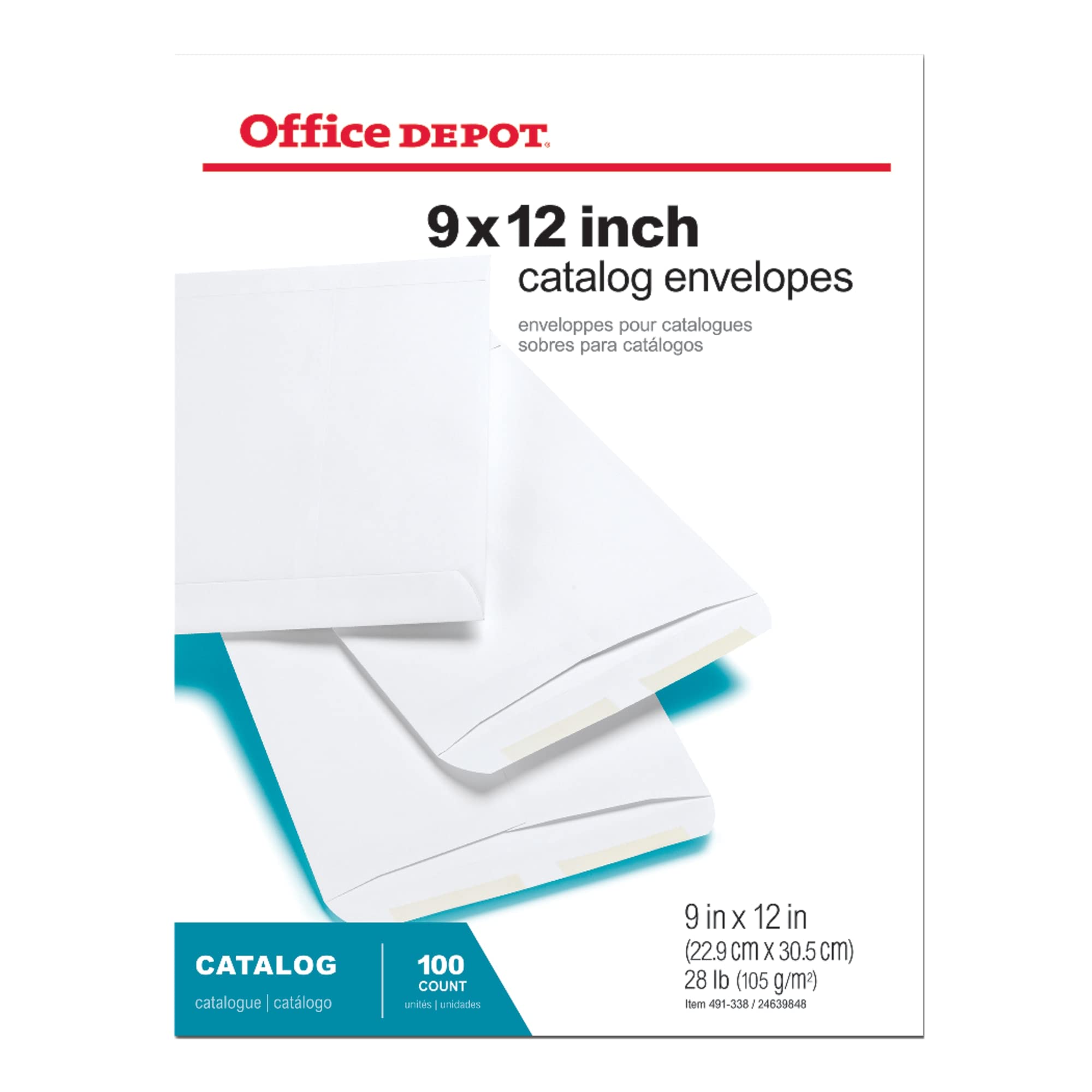 Amazon.co.jp: Office Depot カタログ封筒 9インチ x 12インチ
